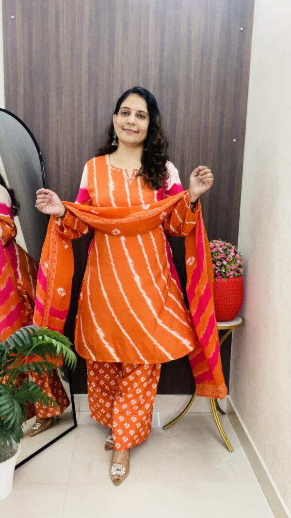 Farsi Salwar Lahariya Suit